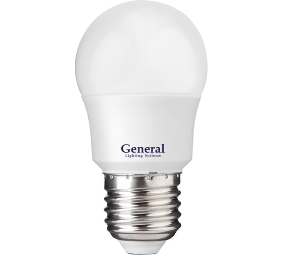 Светодиодная лампа General Lighting Systems Шарик G45F-8W-E27-640200