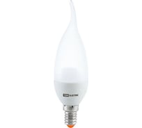Светодиодная лампа TDM ELECTRIC WFC37-5 Вт-220 В-3000 К–E14 свеча на ветру SQ0340-0015