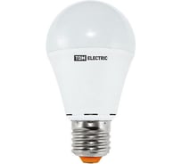 Светодиодная лампа TDM ELECTRIC А60-12 Вт-220 В-3000 К–E27 SQ0340-0084