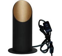 Светильник настольный ЭЛЕТЕХ Соната 150 ННБ 63-60-009 черн.зол./шнур черн.[ИМ] 1005405283