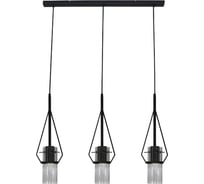 Светильник подвесной ЭЛЕТЕХ Вираж 231 черн. (Плафон 0016) НСБ 01-3x60-175 Е27 [ИМ]1005405278