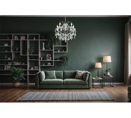 Подвесная люстра Мелодия Света PL9768-5 CF+GD 000066018