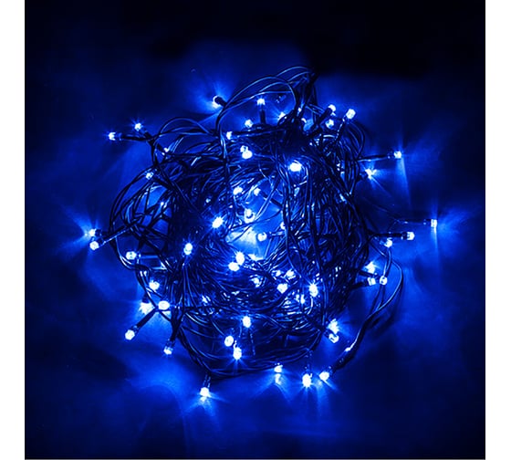 Гирлянда FERON 230V 600 LED синий, IP44, шнур 3м CL08 32319
