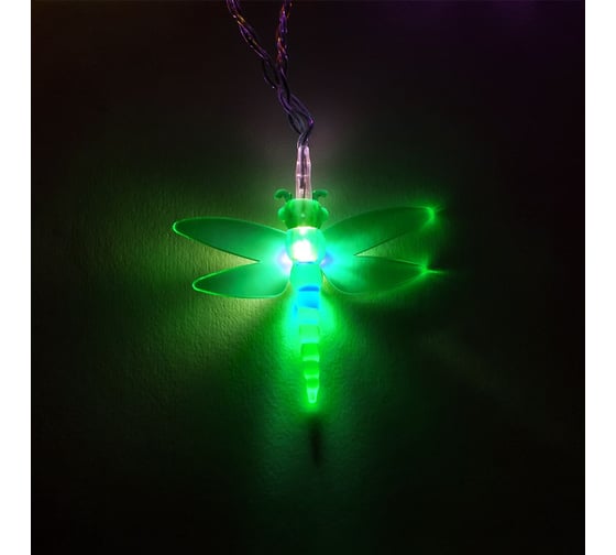 Гирлянда FERON 10 LED, мультиколор, батарейки 2АА, IP20, CL114 26916