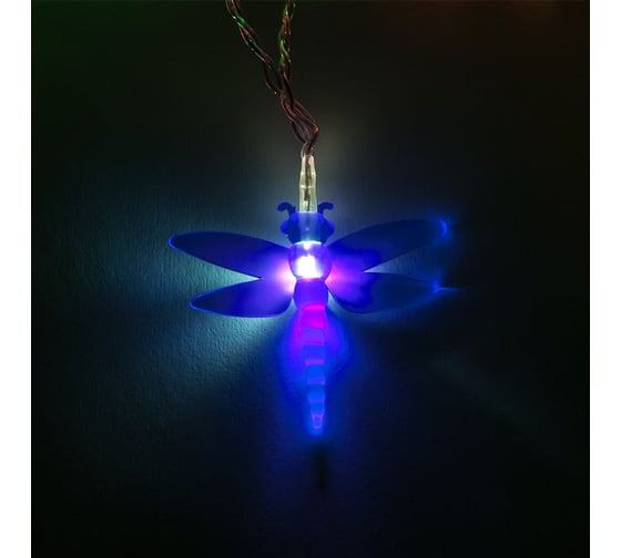 Гирлянда FERON 10 LED, мультиколор, батарейки 2АА, IP20, CL114 26916