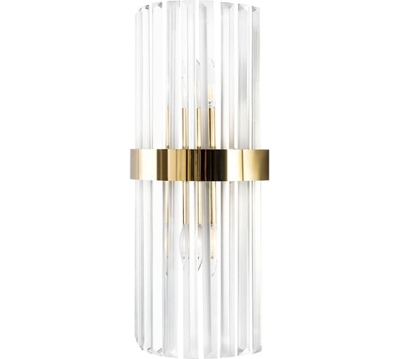 Настенный светильник Crystal lux SORPRESA AP2 BRASS/TRANSPARENTE