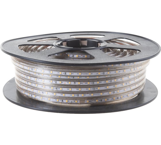 Светодиодная лента Uniel ULS-2835-60LED/m-10mm-IP67-220V-8W/m-50M-WW 50м. UL-00000660