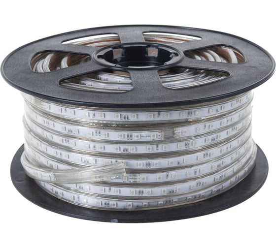 Светодиодная лента в трубке Uniel ULS-5050-60LED/m-16mm-IP67-220V-14,4W/m-50M-RGB 10803