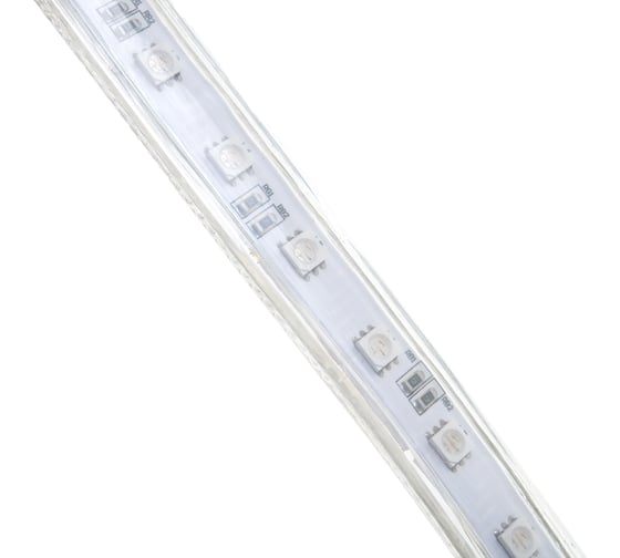 Светодиодная лента в трубке Uniel ULS-5050-60LED/m-16mm-IP67-220V-14,4W/m-50M-RGB 10803