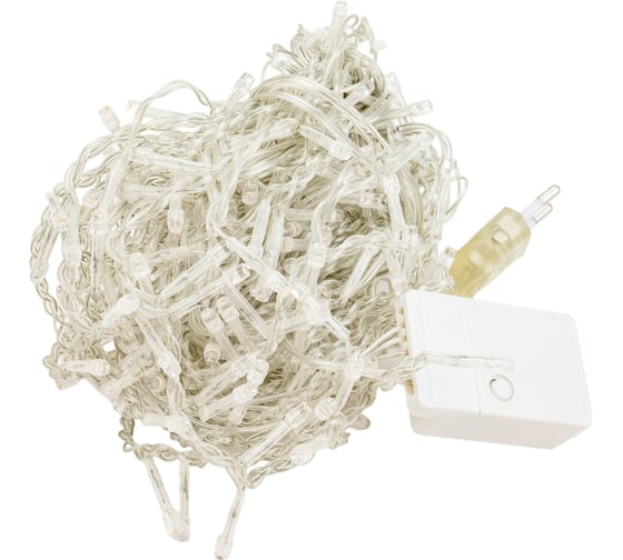 Светодиодная бахрома Uniel ULD-B3010-200/DTA WARM WHITE IP20 с контроллером, 3м UL-00003678