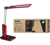 Настольный светильник Uniel TLD-515 Red/9W/LED/900Lm/6 режимов 9104
