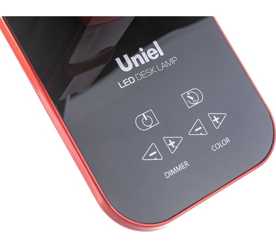 Настольный светильник Uniel TLD-515 Red/9W/LED/900Lm/6 режимов 9104
