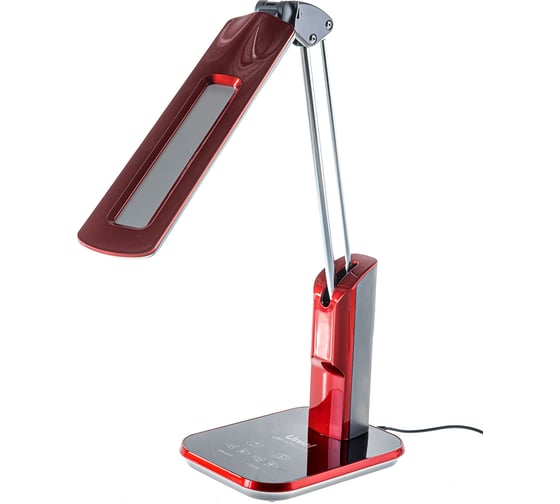 Настольный светильник Uniel TLD-515 Red/9W/LED/900Lm/6 режимов 9104