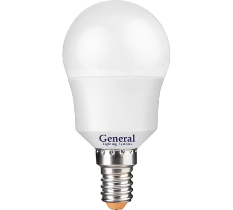 Светодиодная лампа General Lighting Systems Шарик G45F-7W-E14-640800