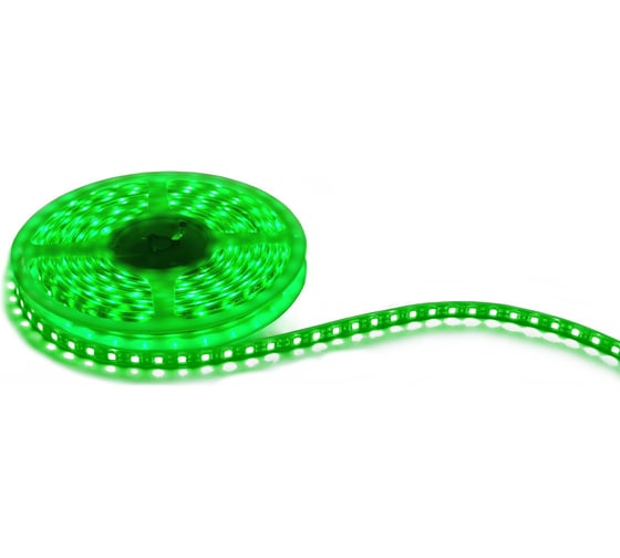 Светодиодная лента Uniel ULS-5050-30LED/m-10mm-IP65-DC12V-7,2W/m-5M-GREEN 4888