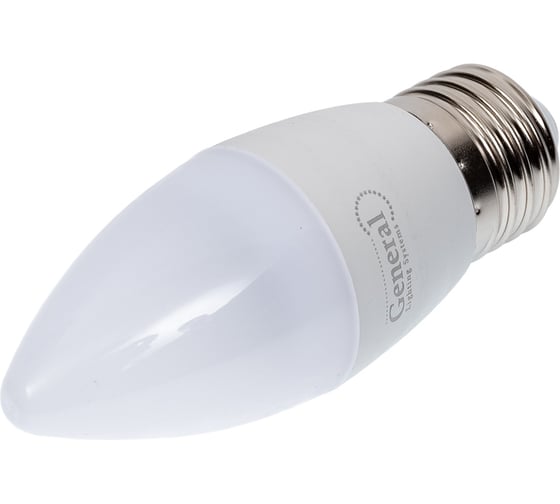 Светодиодная лампа General Lighting Systems Свеча CF-7W-E27-2700K 650000