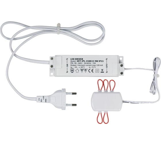 Блок питания Uniel UET-IPL-350E33 9W IP33 6 выходов 8940