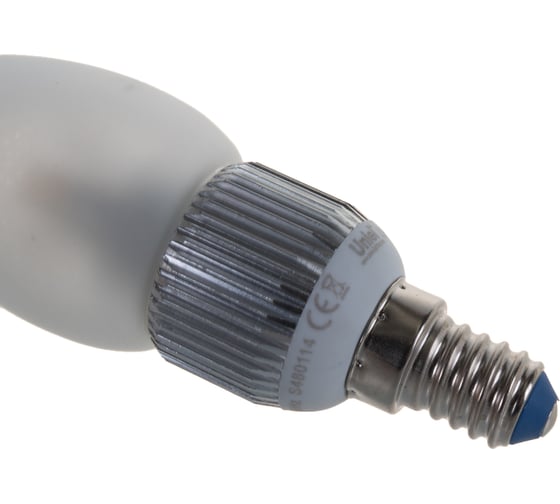 Светодиодная диммируемая лампа Uniel LED-C37P-5W/NW/E14/FR/DIM ALC03SL пятилепестковая. 8748