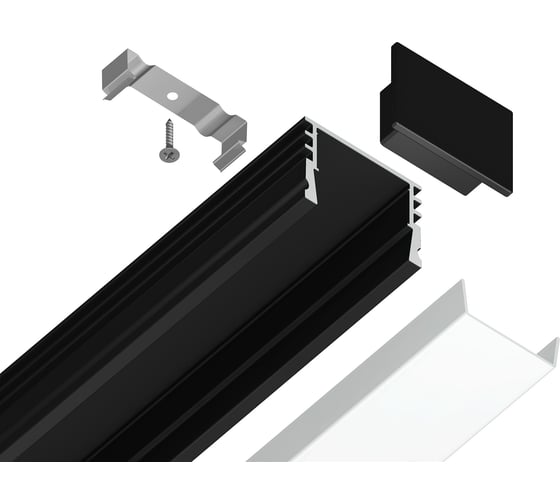 Накладной профиль Ambrella Light для светодиодной ленты ILLUMINATION GP1750BK