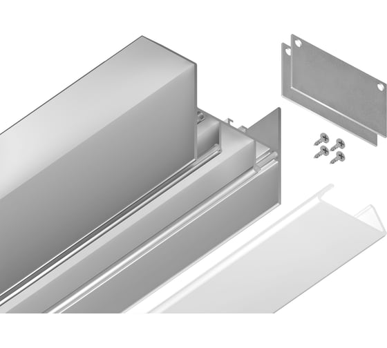 Профиль для натяжного потолка для светодиодной ленты Ambrella Light ILLUMINATION GP4050AL