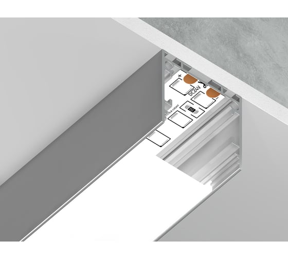 Накладной/подвесной профиль для светодиодной ленты Ambrella Light ILLUMINATION GP2500AL