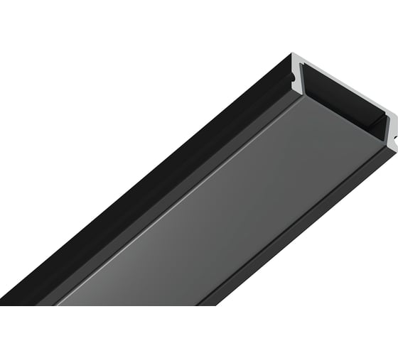 Накладной алюминиевый профиль для светодиодной ленты Ambrella Light ILLUMINATION GP1700BK/BK