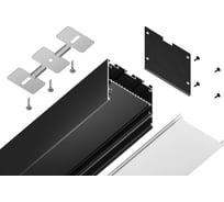 Накладной/подвесной профиль для светодиодной ленты Ambrella Light ILLUMINATION GP3100BK