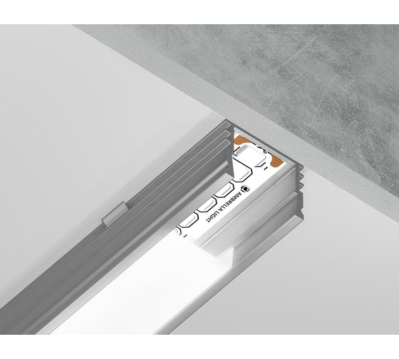 Накладной профиль для светодиодной ленты Ambrella Light ILLUMINATION GP1750AL