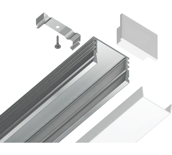 Накладной профиль для светодиодной ленты Ambrella Light ILLUMINATION GP1750AL