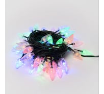 Светодиодная гирлянда с контроллером Uniel ULD-S0700-050/DGA MULTI, IP20, STRAWBERRY, Клубничка, 7м UL-00005474