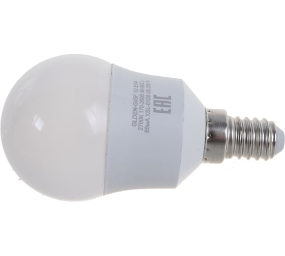 Светодиодная лампа General Lighting Systems Шарик G45F-10W-E14-2700К 683300