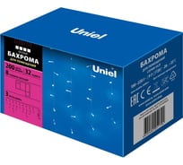 Светодиодная бахрома с контроллером Uniel ULD-B3010-200/DTA WHITE, IP20, 200 светодиодов, 3 м, 7949