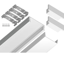 Накладной профиль для светодиодной ленты Ambrella Light ILLUMINATION GP1700WH