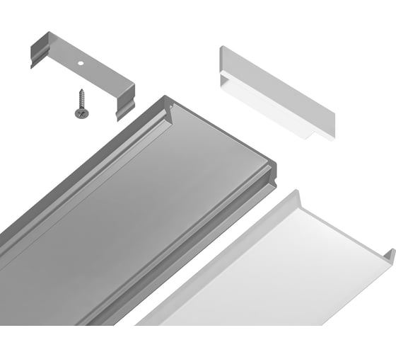 Накладной профиль для светодиодной ленты Ambrella Light ILLUMINATION GP1800AL