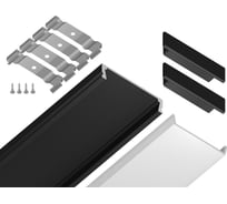 Накладной профиль для светодиодной ленты Ambrella Light ILLUMINATION GP1800BK