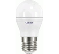 Светодиодная лампа General Lighting Systems ECO Шарик G45F-P-8W-E27-2700K 650005