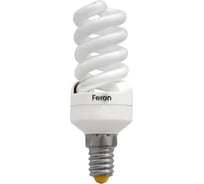 Энергосберегающая лампа FERON 13W, 230V, E14, 2700K, спираль T2, ELT19 4692