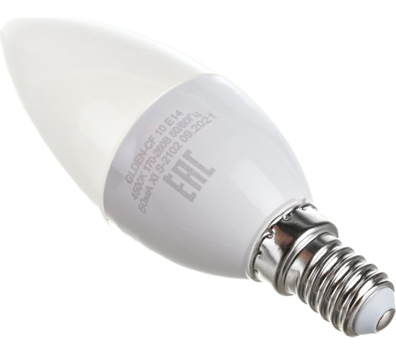 Светодиодная лампа General Lighting Systems Свеча CF-10W-E14-4500К 682800