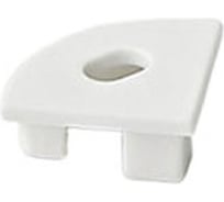 Заглушка к алюминиевому профилю ORION-1616C AKS форма четверть круга 77271