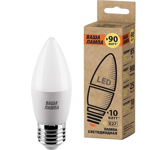 Лампа Ваша Лампа Candle LED 25YC10E27-P