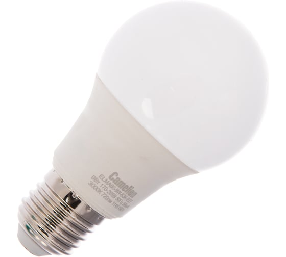 Электрическая светодиодная лампа Camelion ELMA60-9W-83K-E27 13737