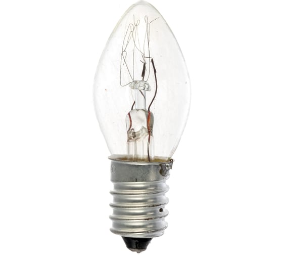Электрическая лампа накаливания для ночников Camelion 7/P/CL/E14 прозрачная 220V 7W Е14 13912