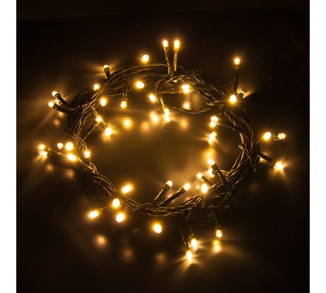 Новогодняя гирлянда Eurosvet 400-001 нить теплый белый a044094