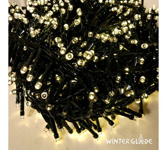 Электрическая гирлянда Winter Glade Теплый белый свет 370 ламп CB370