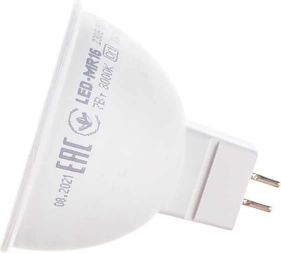 Лампа IEK LED MR16 софит 7 Вт 230 В 3000К GU5.3 LLE-MR16-7-230-30-GU5 1