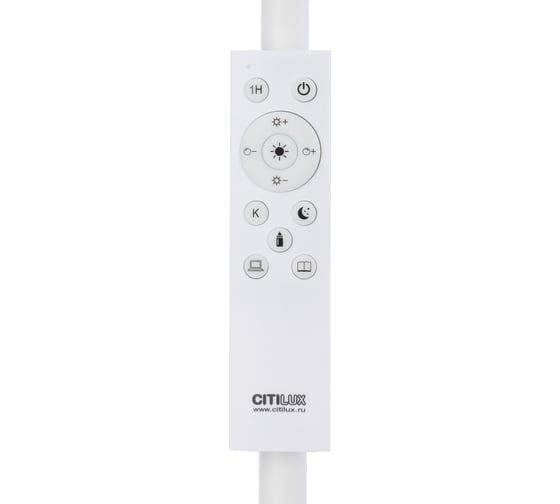 Торшер с пультом Citilux Alex Белый CL804050