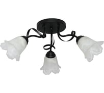 Подвесной светильник Элетех Катрин 132 62333 НПБ 01-3х60-164 Е14 ИУ, черный плафон 1005404080