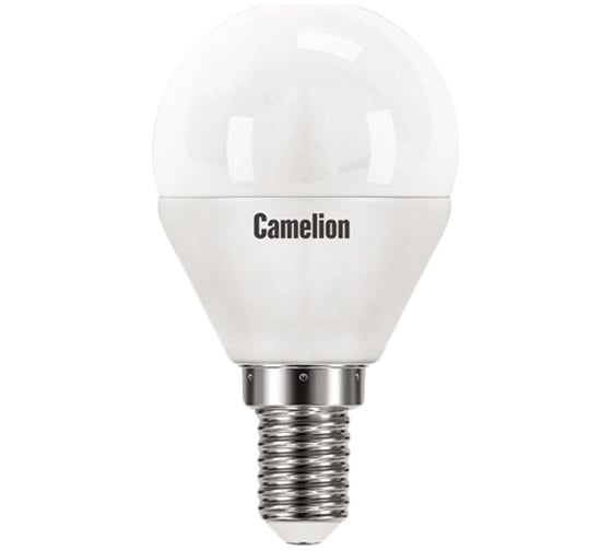 Электрическая светодиодная лампа Camelion ELMG45-10W-83K-E14 13820