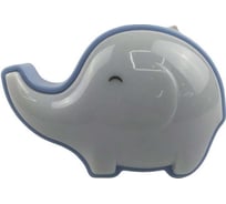LED ночник Camelion Слоник синий с выключателем NL-184 12763
