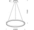 Светильник подвесной DREAMLED NIMB 60 3630 W 2